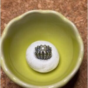 Pandora Shell Charm with Pearl Accent